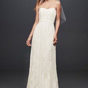 NWOT Galina lace wedding dress sz 12